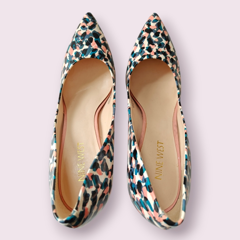Nine West Elegant Multicolor Women's Pumps Size 9M - Picture 7 of 8